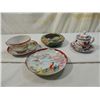 Image 2 : LOT 6 VINTAGE ORIENTAL DISHES, CUPS, PLANTER