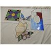 Image 1 : LOT 4 STAINED GLASS ART PIECES