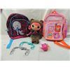 Image 1 : LOT 3 LALALOOPSY TEDDY HONEY POTS & BACKPACK