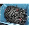 Image 1 : BOX LOT ASSORTED AUDIO CABLES, MICROPHONE CABLES