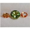 Image 2 : PERIDOT & SAPPHIRE 3PCS 0.70CTW