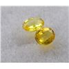 Image 2 : SAPPHIRES YELLOW 2PCS 0.40CTW NATURAL