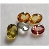 Image 2 : SAPPHIRES 5PCS MULTICOLOR 1.00CTW NATURAL