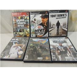 LOT 6 MISC PLAYSTATION 2 GAMES