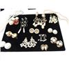 Image 2 : BOX LOT PEARL STYLE EARRINGS & NECKLACES