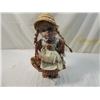 Image 1 : 13" PROCELAIN PRARIE DOLL