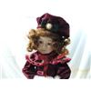 Image 2 : 17" PORCELAIN WINTER DRESS DOLL