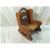 Image 1 : VINTAGE WOODEN DOLL CHAIR