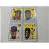 Image 1 : LOT 4 BASEBALL CARDS ROBINSON, AARON, MAYS, BANKS
