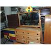 Image 1 : MID CENTURY MODERN DRESSER WITH MIRROR