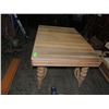 Image 2 : NATURAL WOODEN DINING TABLE CARVED LEGS