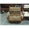 Image 1 : VINTAGE CHILDRENS UPHOLSTERED ROCKING CHAIR