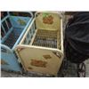 Image 1 : ANTIQUE METAL BABY DOLL CRIB