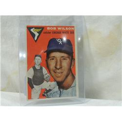 1954 TOPPS BOB WILSON #58 BASEBALL CARD