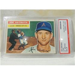 1956 TOPPS JOE ASTROTH #106 BASEBALL CARD GRADED