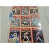 Image 1 : LOT 9 1990 DONRUSS BASEBALL CARDS:GRISSOM, VENTURA