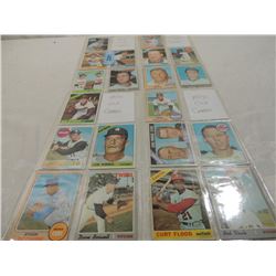 LOT 20 MISC OLD BASEBALL CARDS