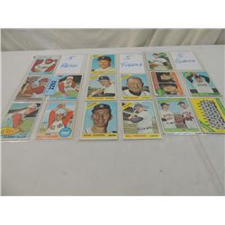 LOT 15 MISC BASEBALL CARDS