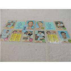 LOT 10 1968 TOPPS BASEBALL CARDS