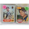 Image 1 : LOT 2 1968 ALEX KARRAS & 1976 RON JAWORSKI ROOKIE