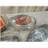 Image 2 : LOT 4 HEAVY GAUGE ALUMINIUM STEAK PLATTER W/ WOOD