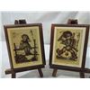 Image 2 : LOT 4 MINI HUMMELS WITH EASELS