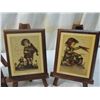 Image 3 : LOT 4 MINI HUMMELS WITH EASELS