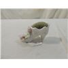 Image 1 : PORCELAIN BAROQUE SHOE PIN CUSHION