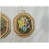 Image 2 : LOT 3 SMALL CAPODIMONTE WALL HANGING PLAQUES