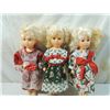 Image 1 : LOT 3 VINTAGE PLASTIC DOLLS