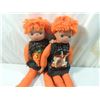 Image 1 : LOT 2 HALLOWEEN STRING HAIR DOLL