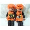 Image 1 : LOT 2 HALLOWEEN STRING HAIR DOLLS