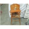 Image 1 : VINTAGE HIGH CHAIR