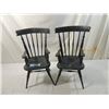 Image 1 : PAIR COLONIAL WOODEN DOLL CHAIRS