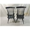 Image 2 : PAIR COLONIAL WOODEN DOLL CHAIRS