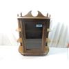 Image 2 : VINTAGE WOODEN WALL DISPLAY CABINET