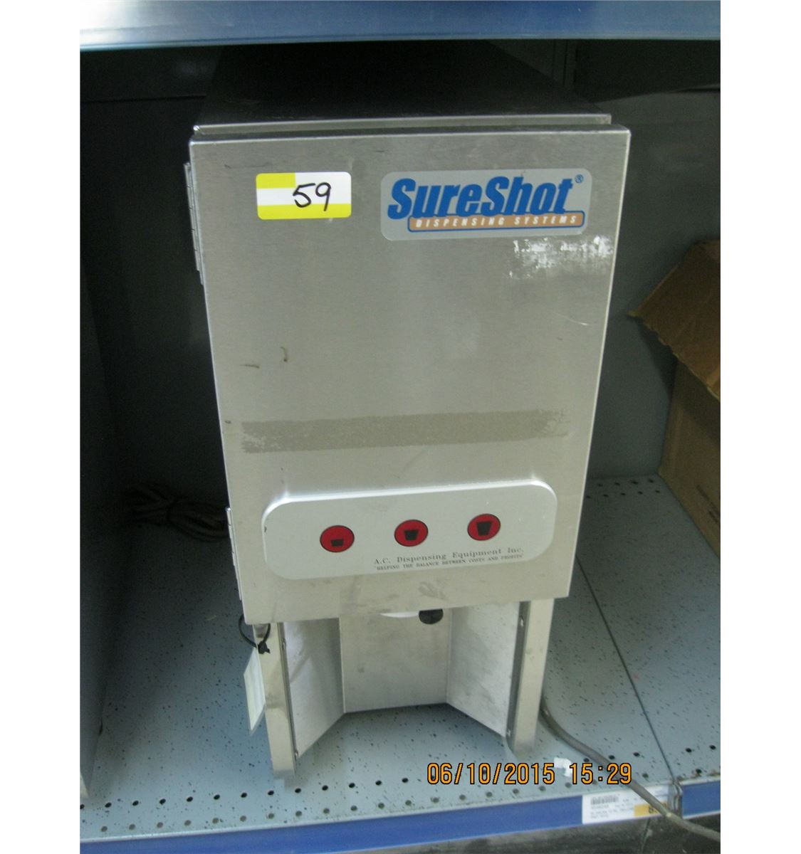 SURE SHOT CREAM DISPENSING UNIT