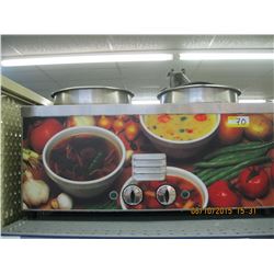 2 POT FOOD WARMER