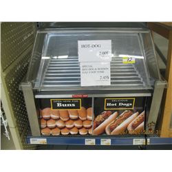 STAR HOT DOG MACHINE W/ BUN WARMER & SNEEZE GUARD