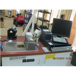 POS, SCALE, CASH DRAWER, CPU, PRINTER, MONITOR