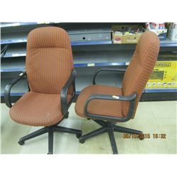 2 HIGH OFFICE CHAIRS
