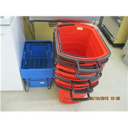 JL BLUE & RED SHOPPING BASKETS