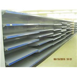 12 SECTION DOUBLE SIDED STORE SHELVING UNIT