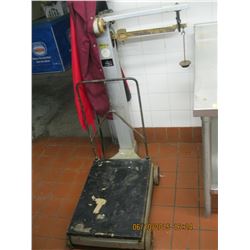 GOLD BRAND PLATFORM SCALE  WITH WEIGHTS, MD SP902