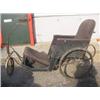Image 1 : Late 19c three wheeled upholstered invalid's chair made by Carters of London…