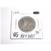 Image 1 : 1896 *RARE KEY DATE* LIBERTY "V" NICKEL RED BOOK VALUE $30.00+ *NICE EARLY VERY GOOD GRADE NICKEL*!!