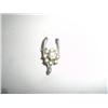 Image 1 : Vintage Wishbone Rhinestone Pin