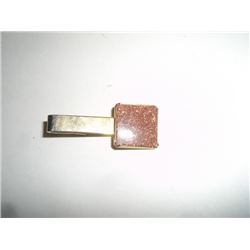 Sparkly Copper Colored Tie Clip