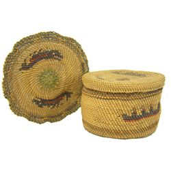 Two Makah Baskets