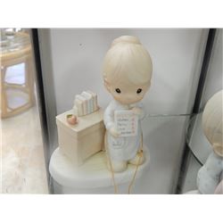 COLLECTABLE PRECIOUS MOMENTS PORCELEIN FIGURINE